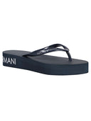 Emporio Armani Logo Flip Flops
