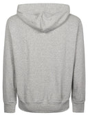 Comme Des Garcons Logo Zipped Cotton Hoodie