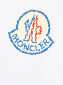 Moncler徽标棉polo衬衫