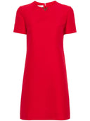Valentino Wool And Silk Blend Mini Dress