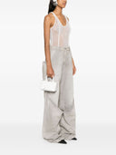 The Attico Friday Metallized Leather Handbag