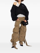 The Attico V Necked Cotton Sweatshirt