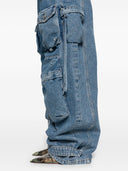 The Attico Fern Denim Cotton Jeans