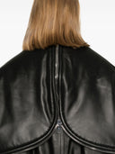The Attico Leather Bomber Jacket