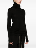 Rick Owens Roll Neck Virgin Wool Jumper
