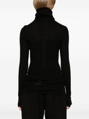 Rick Owens Roll Neck Virgin Wool Jumper