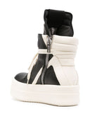 Rick Owens Geobasket Leather Sneakers