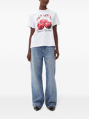 Ganni Cherry Cotton T Shirt