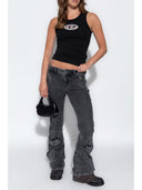 Diesel Logo Cotton Tank Top