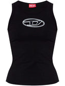 Diesel Logo Cotton Tank Top