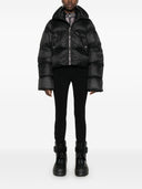 Rick Owens Full Reißverschluss, geschnittene gepolsterte Jacke