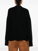 The Attico Wool Blend Crewneck Sweater