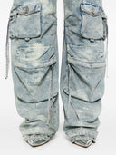 The Attico Fern Denim Cotton Jeans