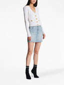Balmain Knopfte V -Hals -Strickjacke