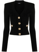 Balmain Buttoned V Necked Cardigan