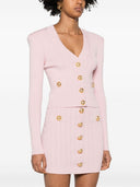 Balmain Buttoned V Necked Cardigan