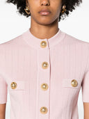Balmain Buttoned Cropped Cardigan