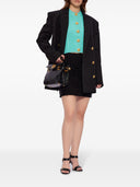 Balmain Buttoned Tweed Skirt