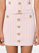 Balmain Buttoned Knitted Skirt