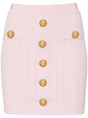 Balmain Buttoned Knitted Skirt