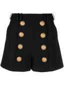 Balmain geknöpfte Wollshorts