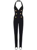 Balmain Buttoned Long Jumpsuit