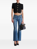 Balmain Monogram Cropped Cardigan