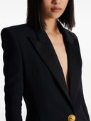 Balmain Wool Single Breasted Blazer Jacket