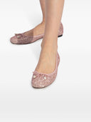 Jimmy Choo Elme flache glitzernde Ballette