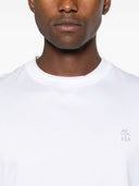 Brunello Cucinelli Logo Cotton T Shirt