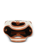 Balmain B Army Mini Canvas And Leather Handbag