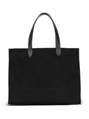 Balmain B Armee mittelgroße Leinwand und Ledertasche
