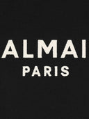 Balmain B Armee mittelgroße Leinwand und Ledertasche