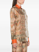 Pierre Louis Mascia Printed Silk Shirt