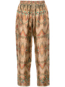 Pierre Louis Mascia Printed Silk Trousers