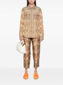 Pierre Louis Mascia Printed Silk Trousers