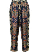 Pierre Louis Mascia Printed Silk Trousers