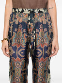 Pierre Louis Mascia Printed Silk Trousers