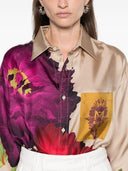 Pierre Louis Mascia Printed Silk Shirt
