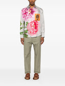 Pierre Louis Mascia Printed Silk Shirt