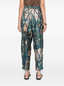 Pierre Louis Mascia Printed Silk Trousers