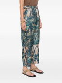 Pierre Louis Mascia Printed Silk Trousers