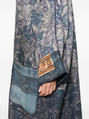 Pierre Louis Mascia Wool Printed Kimono