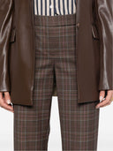 Stella Mc Cartney Check Wool Trousers