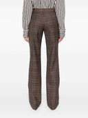 Stella Mc Cartney Check Wool Trousers