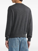 Ami Paris Ami De Coeur Wool Cardigan