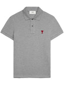 Ami Paris Ami De Coeur Organic Cotton Polo Shirt