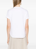Brunello Cucinelli Cotton T Shirt z kieszenią