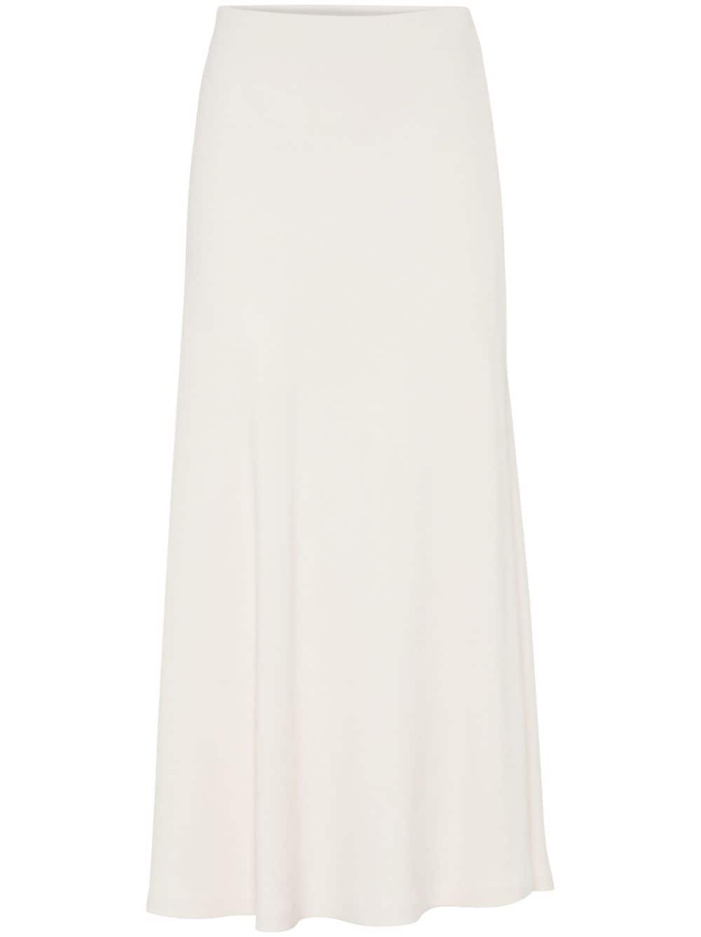 Brunello Cucinelli Viscose Twill Flute Skirt