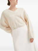 Brunello Cucinelli Viscose Twill Flute Jupe